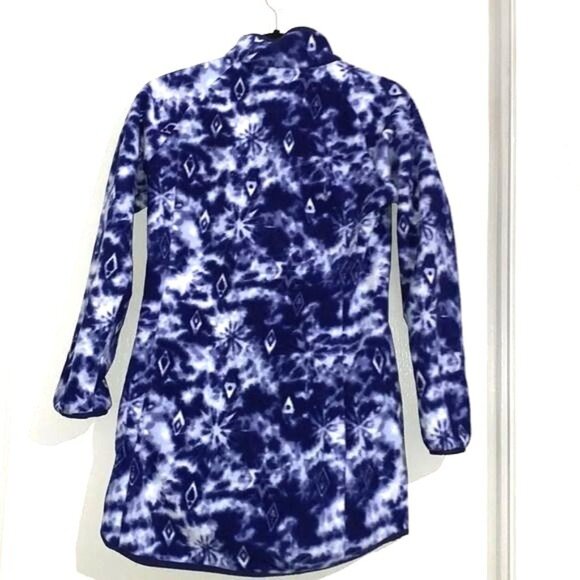 Columbia Disney Frozen II Kids Fleece Jacket L Blue Tie-Dye - Picture 8 of 8